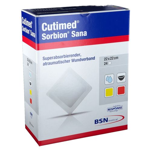 CUTIMED SORBION SANA 22x22cm, 24 Stk., Bsn Medical GmbH