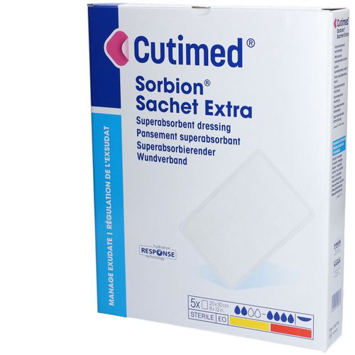 CUTIMED SORBION SACHET EXTRA 30x20cm, 5 Stk., Bsn Medical GmbH