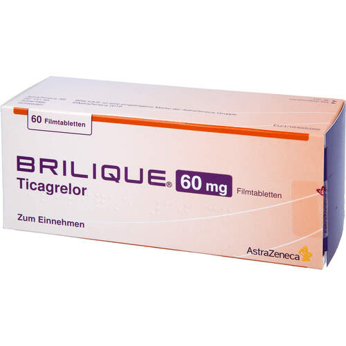 Brilique 60 mg Filmtabletten, 60 Stk., AstraZeneca GmbH