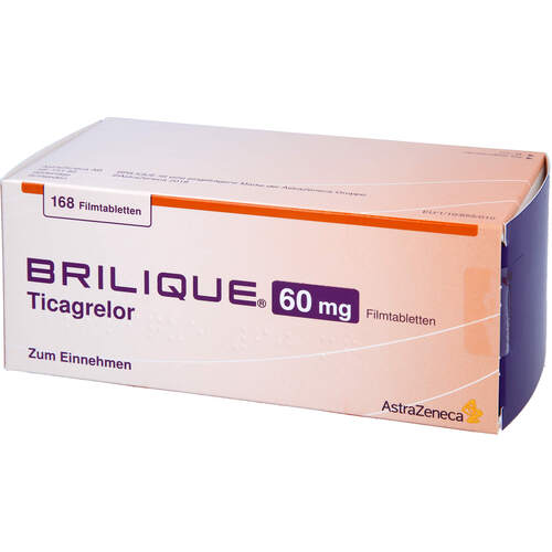 Brilique 60 mg Filmtabletten, 168 st, AstraZeneca GmbH