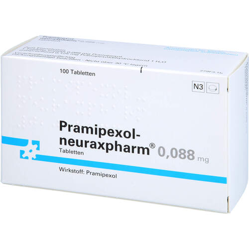 Pramipexol-neuraxpharm 0.088 mg, 100 ST, neuraxpharm Arzneimittel GmbH