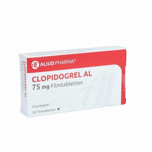 Clopidogrel Al 75 mg Filmtabletten, 28 Stk., Aliud Pharma GmbH
