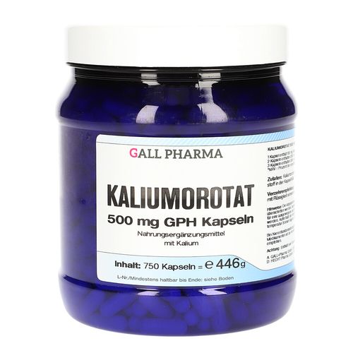 KALIUMOROTAT 500 mg GPH KAPSELN, 750 Stk., Hecht-Pharma GmbH