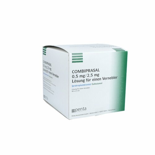Combiprasal 0.5 mg/2.5mg Lösung f. einen Vernebler, 60x2,5 ml, Penta Arzneimittel GmbH