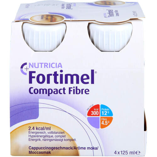 FORTIMEL Compact Fibre Cappuccino, 8x4x125 ml, 1001 Artikel Medical GmbH