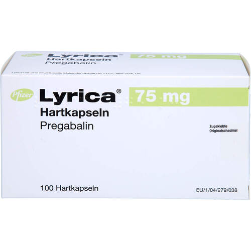 LYRICA 75 mg Hartkapseln, 100 St, BERAGENA Arzneimittel GmbH