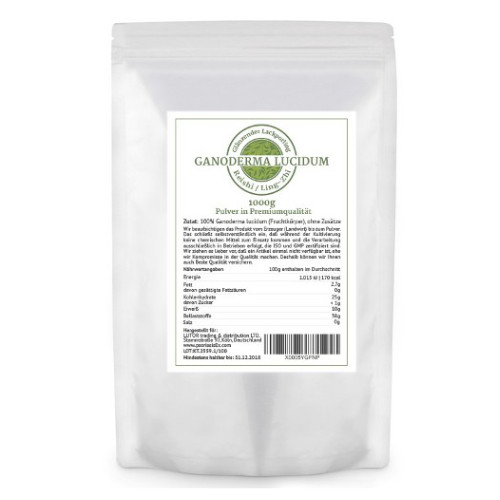 Reishi (Ganoderma lucidum), 1 kg, Lutor Trading & Distribution Limited