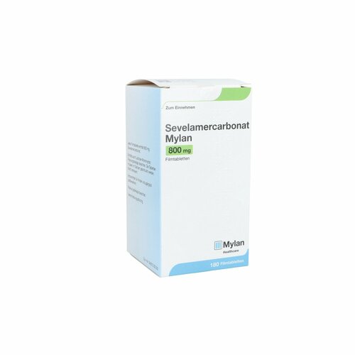 Sevelamercarbonat Mylan 800 mg Filmtabletten, 180 ST, Viatris Healthcare GmbH