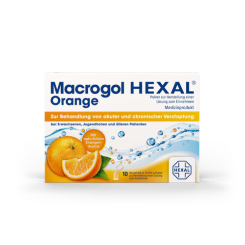Macrogol HEXAL Orange, 10 Stk., HEXAL AG