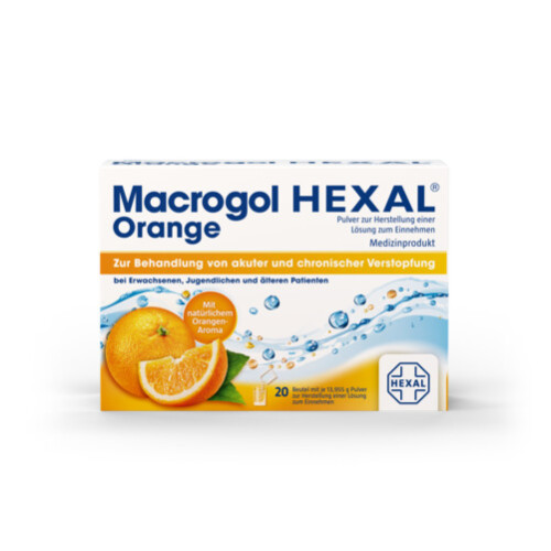 Macrogol HEXAL Orange, 20 Stk., HEXAL AG