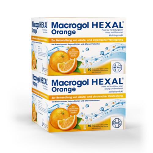Macrogol HEXAL Orange, 100 Stk., HEXAL AG