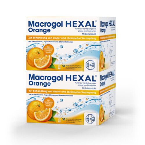 Macrogol HEXAL Orange, 100 Stk., HEXAL AG