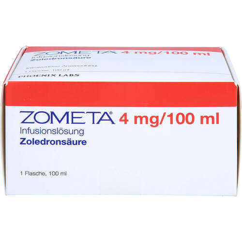 Zometa 4mg/100ml Infusionslösung B, 1 Stk., Docpharm GmbH