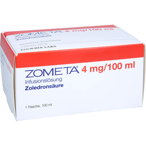 Zometa 4mg/100ml Infusionslösung B, 1 Stk., Docpharm GmbH