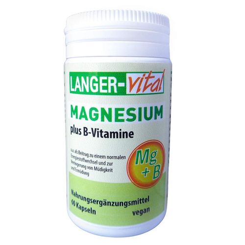 MAGNESIUM 375MG+B-VITAMINE, 60 Stk., Langer Vital GmbH