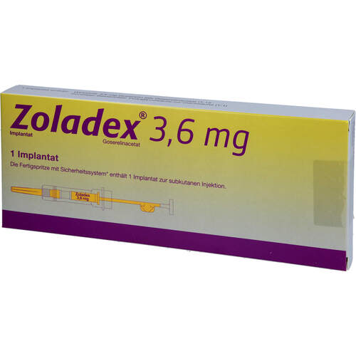 Zoladex 3.6mg Implantat in einer Fertigspritze, 1 ST, Abacus Medicine A/S