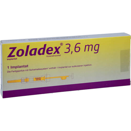 Zoladex 3.6mg Implantat in einer Fertigspritze, 1 ST, Abacus Medicine A/S