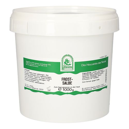 Frostsalbe, 1000 g, Hecht-Pharma GmbH Frostsalbe, 1000 g, Hecht-Pharma GmbH