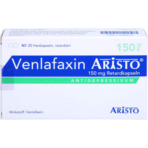 Venlafaxin Aristo 150mg Retardkapseln, 20 Stk., Aristo Pharma GmbH