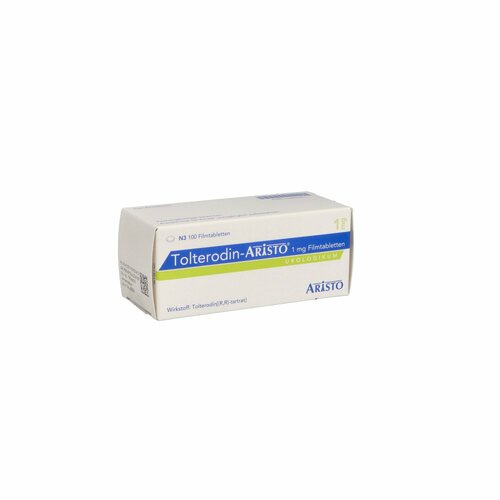 Tolterodin Aristo 1mg Filmtabletten, 100 Stk., Aristo Pharma GmbH