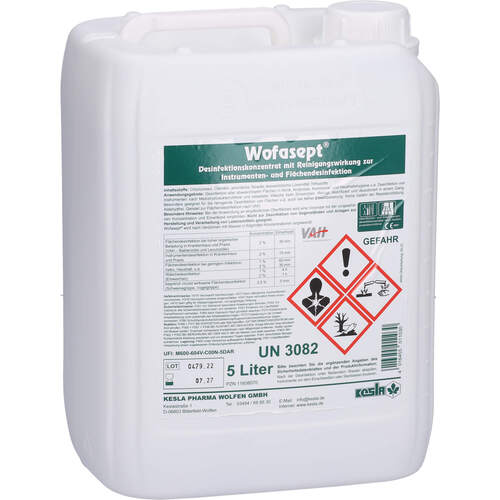 Wofasept Instrumenten- und Flächendesinfektion, 5 l, Kesla Pharma Wolfen GmbH