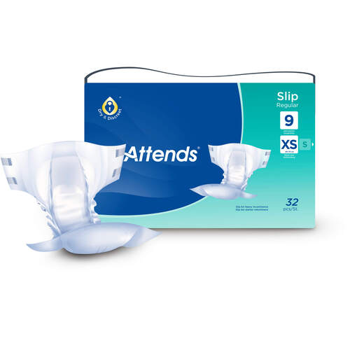 Attends Slip Regular 9 Extra Small, 32 Stk., Attends GmbH