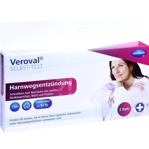 VEROVAL Harnwegsentzündung Selbsttest, 2 Stk., PAUL HARTMANN AG