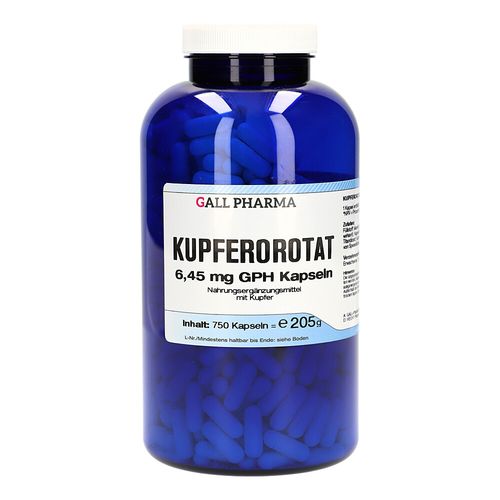 KUPFEROROTAT 6.45 MG GPH KAPSELN, 750 Stk., Hecht-Pharma GmbH