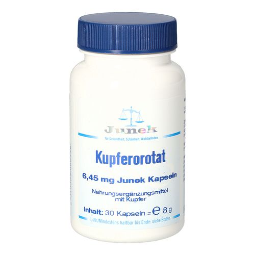 Kupferorotat 6.45 mg Junek Kapseln, 30 Stk., Bios Medical Services