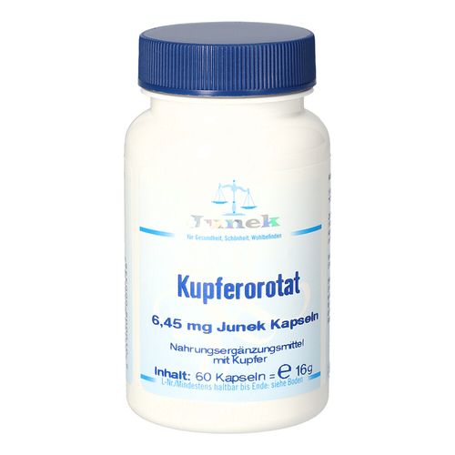 Kupferorotat 6.45 mg Junek Kapseln, 60 Stk., Bios Medical Services