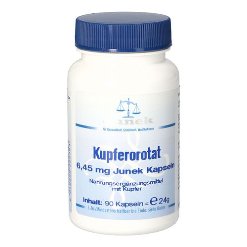 Kupferorotat 6.45 mg Junek Kapseln, 90 Stk., Bios Medical Services