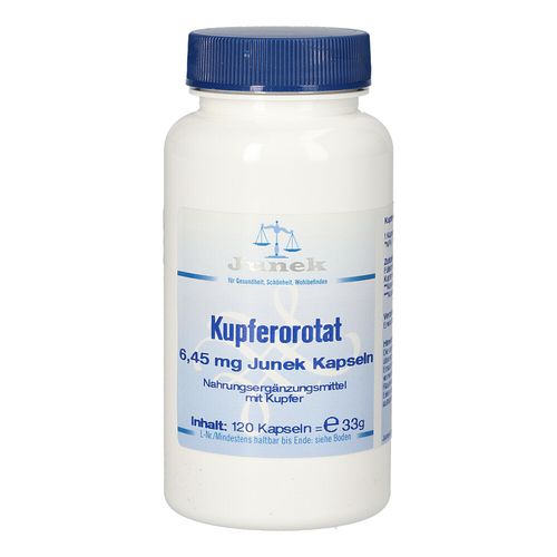 Kupferorotat 6.45 mg Junek Kapseln, 120 Stk., Bios Medical Services