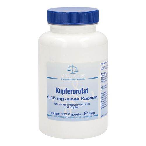 Kupferorotat 6.45 mg Junek Kapseln, 180 Stk., Bios Medical Services