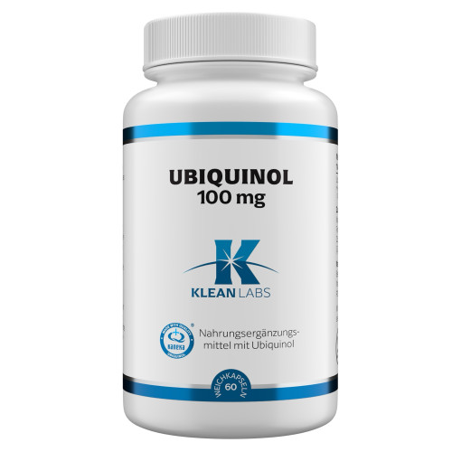 Ubiquinol Coenzym Q10 reduziert 100 mg KLEAN LABS, 60 Stk., Supplementa GmbH