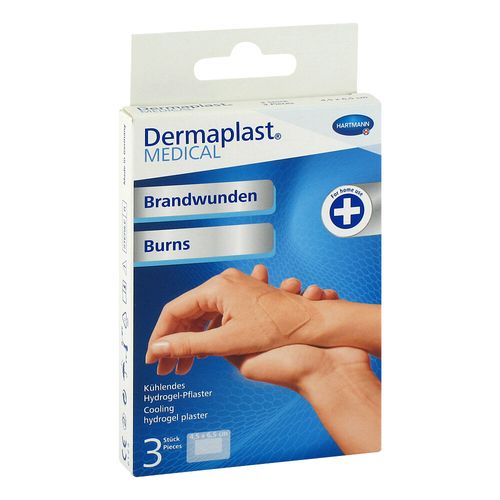 DERMAPLAST MEDICAL Brandwunde 4,5x6,5 cm, 3 Stk., PAUL HARTMANN AG