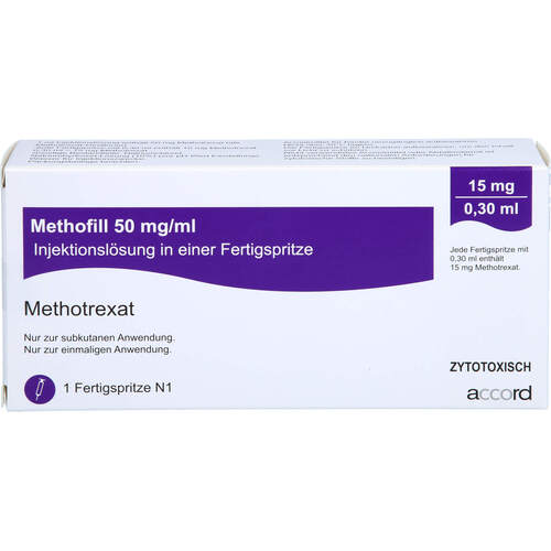 Methofill 15 mg (50 mg/ml) Inj.-Lsg.i.e.Fertigspr., 1 Stk., Accord Healthcare GmbH
