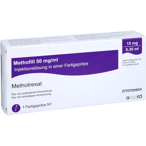 Methofill 15 mg (50 mg/ml) Inj.-Lsg.i.e.Fertigspr., 1 Stk., Accord Healthcare GmbH