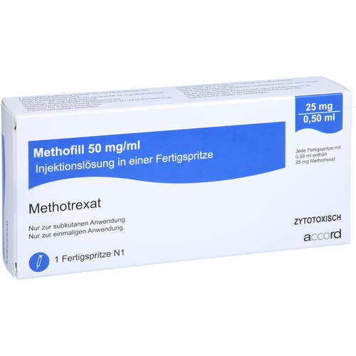 Methofill 25 mg (50 mg/ml) Inj.-Lsg.i.e.Fertigspr., 1 Stk., Accord Healthcare GmbH