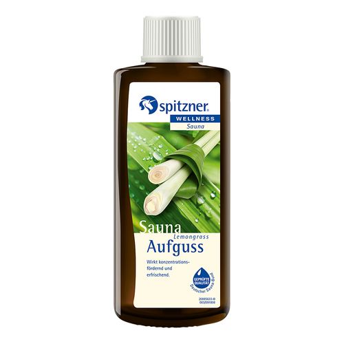 Spitzner Saunaaufguss Lemongrass Wellness, 190 ml, W. Spitzner Arzneimittelfabrik GmbH Spitzner Saunaaufguss Lemongrass Wellness, 190 ml, W. Spitzner Arzneimittelfabrik GmbH