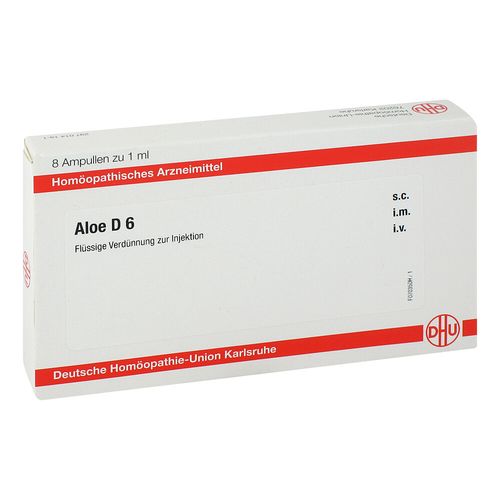 ALOE D6 AMPULLEN, 8x1 ml, Dhu-Arzneimittel GmbH & Co. KG ALOE D6 AMPULLEN, 8x1 ml, Dhu-Arzneimittel GmbH & Co. KG