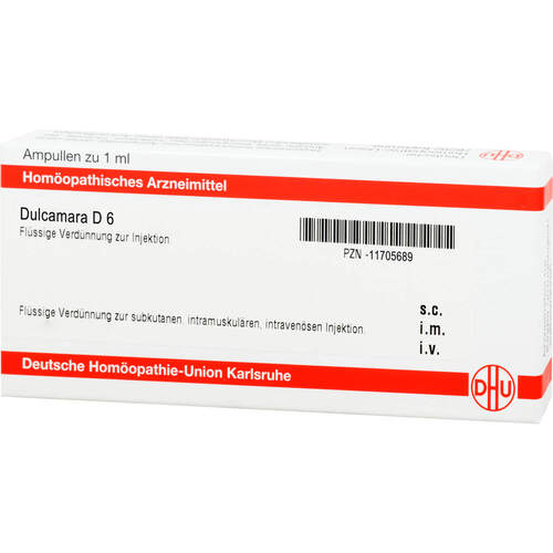 DULCAMARA D 6 Ampullen, 8X1 ml, DHU-Arzneimittel GmbH & Co. KG