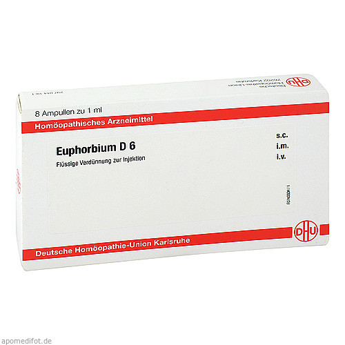 EUPHORBIUM D 6 Ampullen, 8X1 ml, DHU-Arzneimittel GmbH & Co. KG