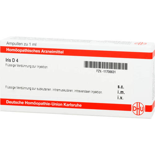 IRIS D 4 Ampullen, 8x1 ml, DHU-Arzneimittel GmbH & Co. KG