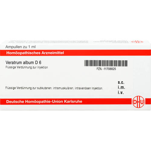 VERATRUM ALBUM D6 AMPULLEN, 8x1 ml, Dhu-Arzneimittel GmbH & Co. KG
