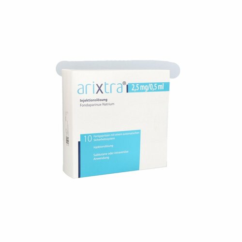 Arixtra 2.5 mg/0.5 ml Inj.-Lsg.i.e.Fertigspritze, 10x0,5 ml, Axicorp Pharma GmbH