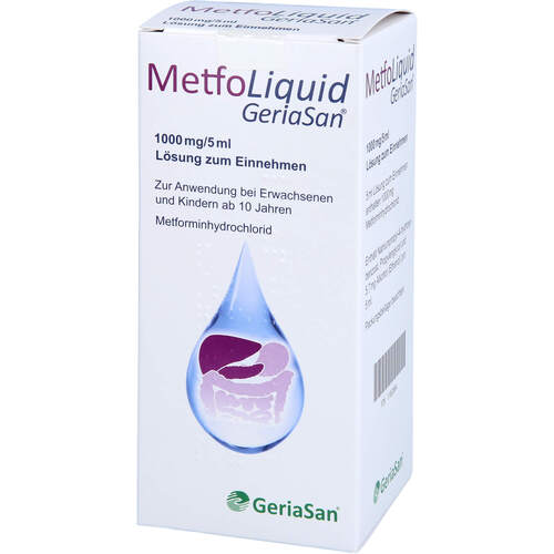 MetfoLiquid GeriaSan 1000mg/5ml, 150 ml, Infectopharm Arzn.U.Consilium GmbH