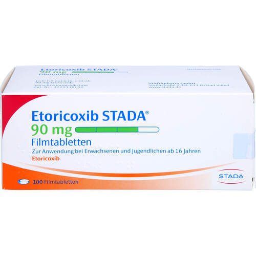 Etoricoxib STADA 90 mg Filmtabletten, 100 ST, STADAPHARM GmbH