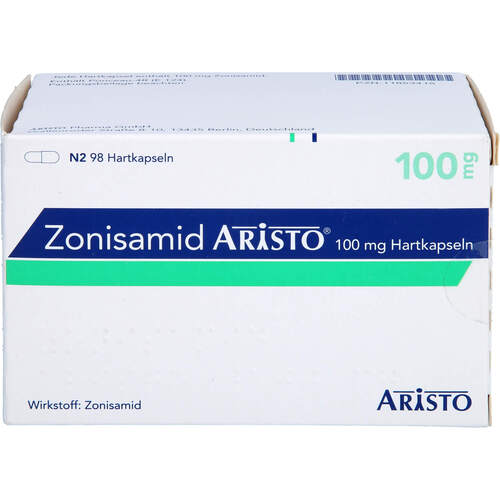 Zonisamid Aristo 100mg Hartkapseln, 98 ST, Aristo Pharma GmbH