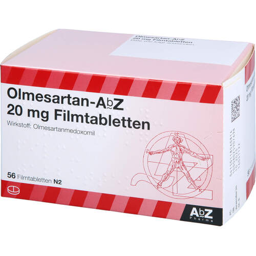 Olmesartan-AbZ 20 mg Filmtabletten, 56 ST, Abz Pharma GmbH