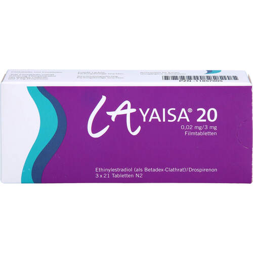 LaYaisa 20 0.02 mg/3 mg Filmtabletten, 3x21 Stk., ratiopharm GmbH